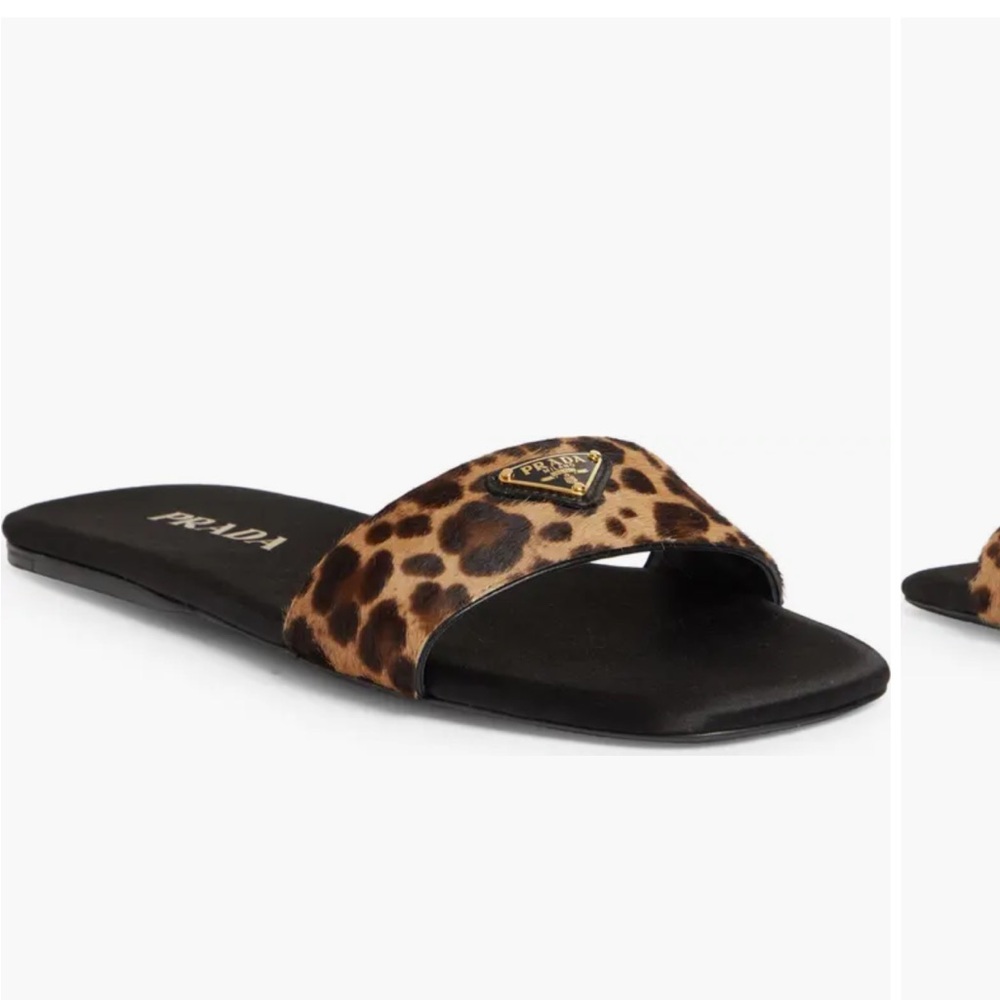 PRADA LEOPARD SANDALS - Picture 3 of 5